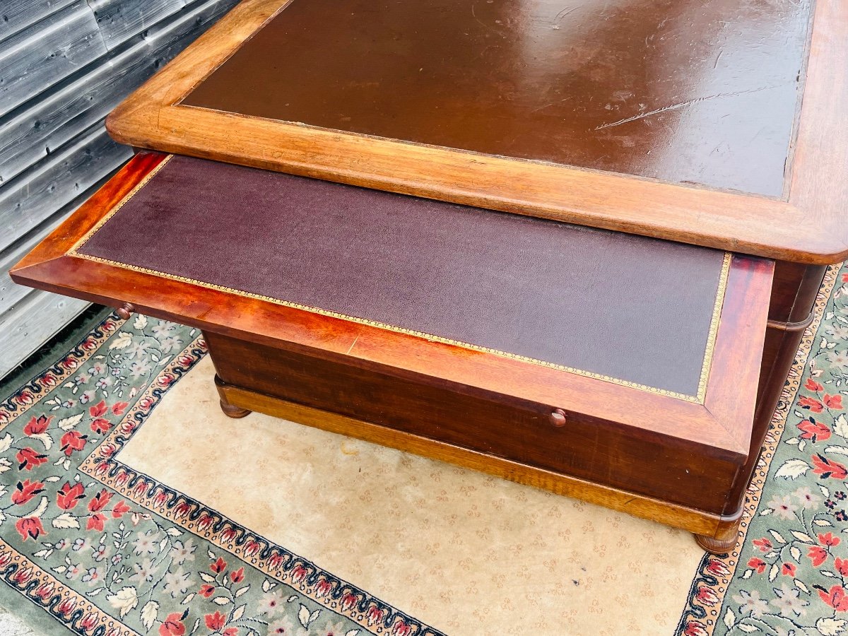 Large Associates Desk With 18 Drawers From The 19th Century-photo-5