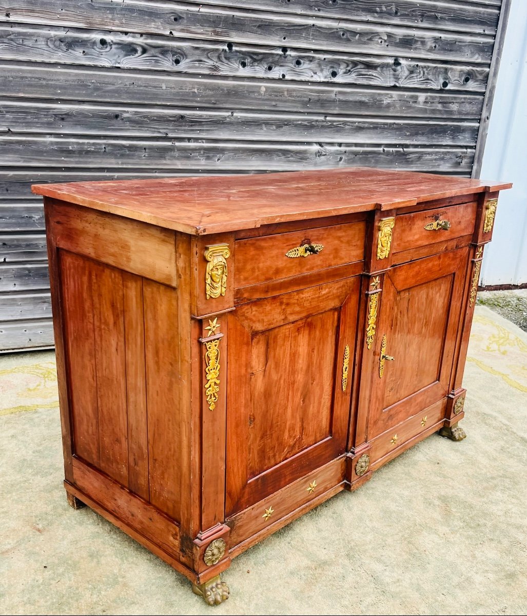 Empire Period Mahogany Sideboard-photo-4