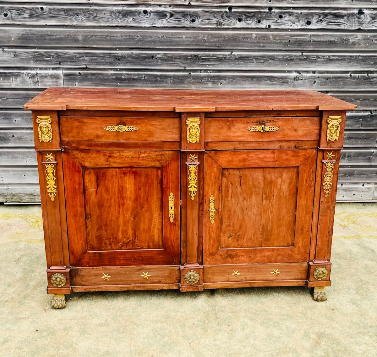 Empire Period Mahogany Sideboard-photo-2