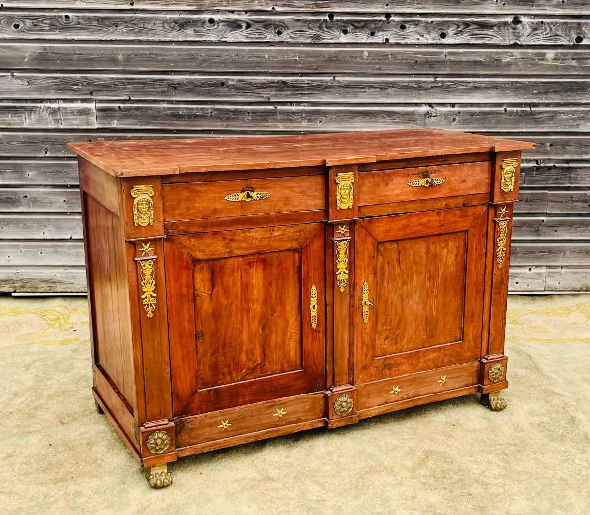 Empire Period Mahogany Sideboard-photo-3