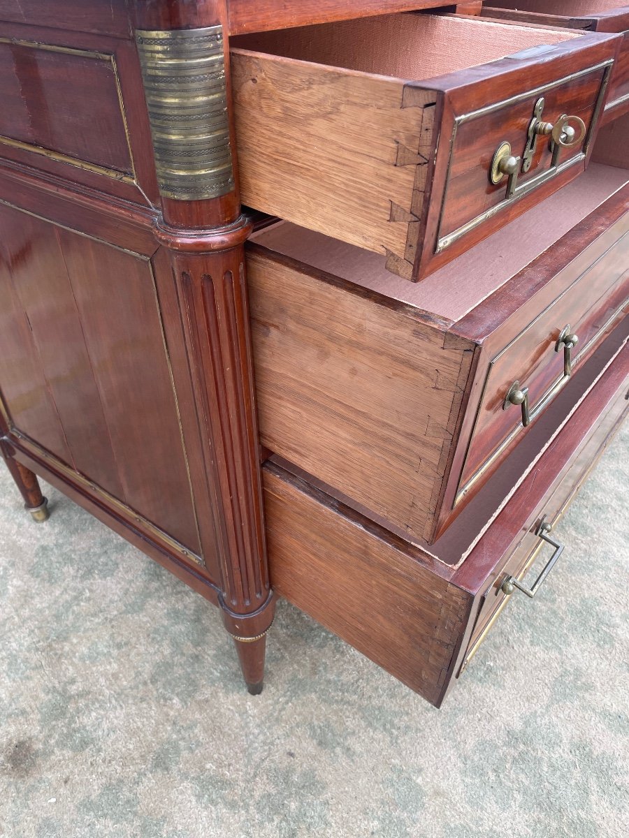 Commode, Period Mahogany, Louis XVI-photo-7