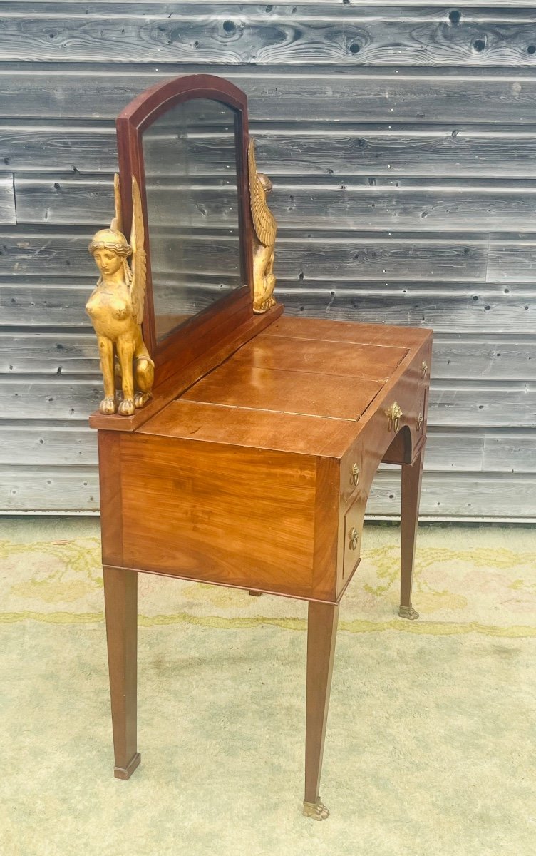 Coiffeuse en acajou d’époque empire -photo-2