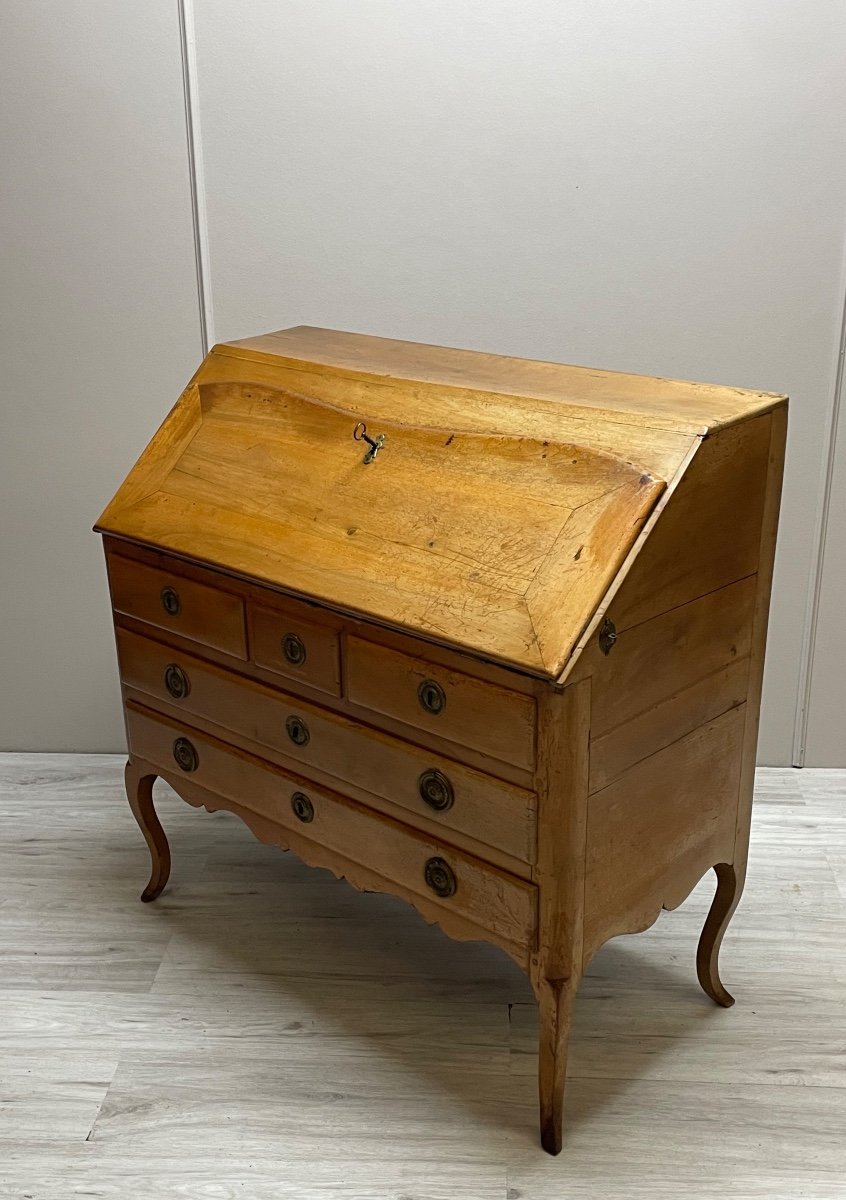 Louis XV Period Walnut Sloping Desk-photo-2