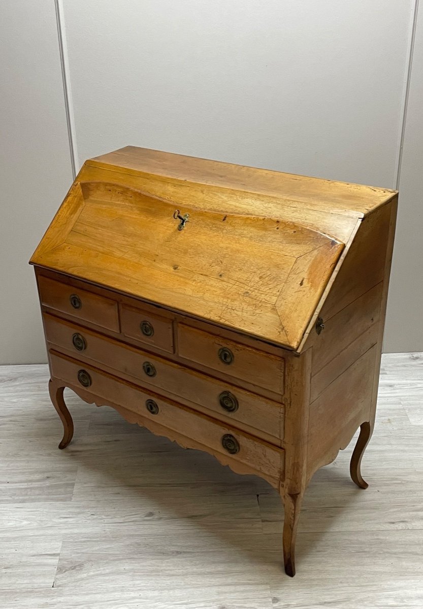 Louis XV Period Walnut Sloping Desk-photo-4