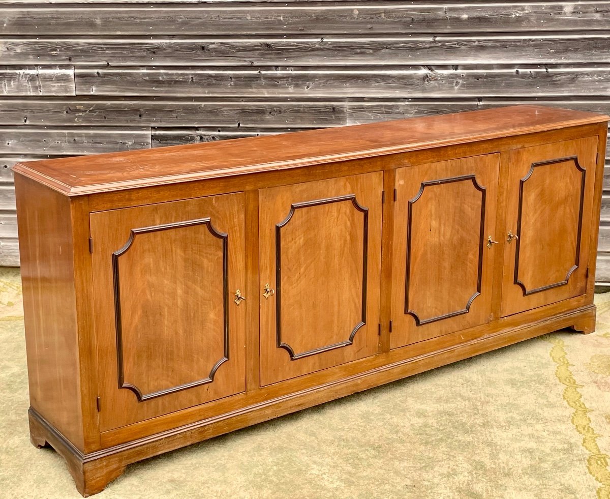 Directoire Style Cherry Wood Sideboard -photo-2