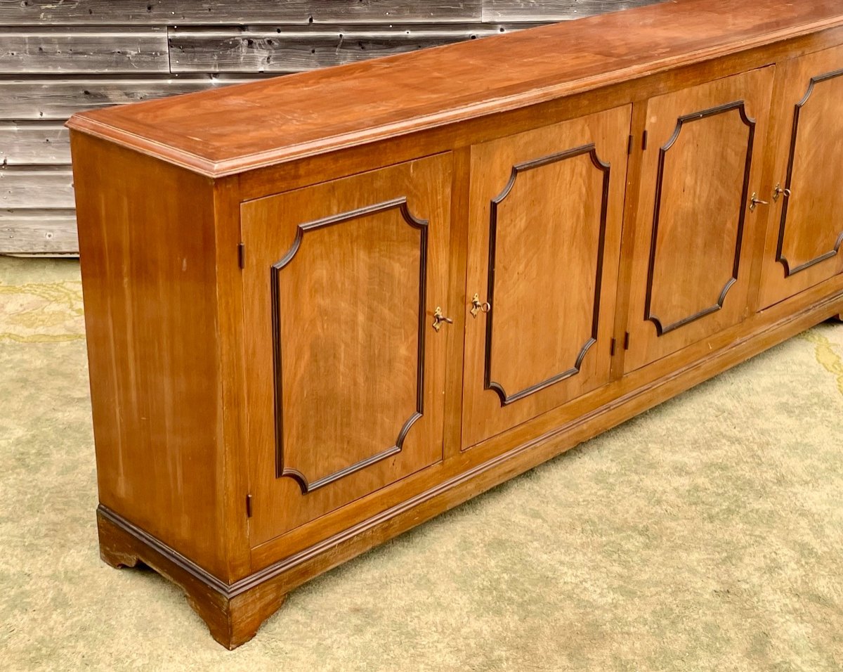 Directoire Style Cherry Wood Sideboard -photo-2
