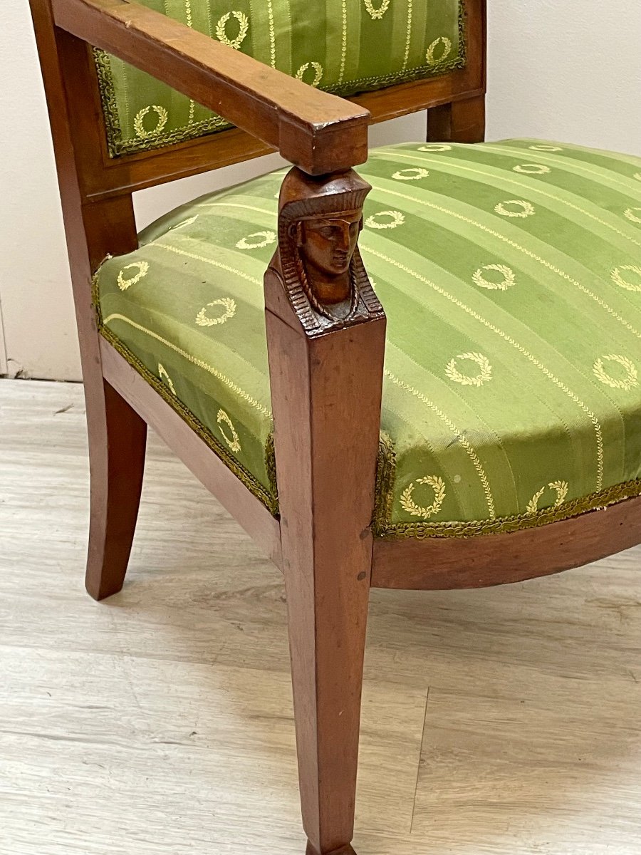Mahogany Armchair From The Empire Period -photo-1