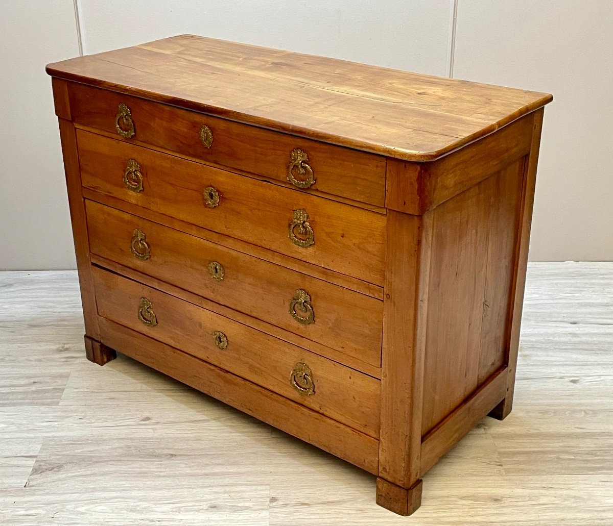 Beautiful 19th Century Restoration Chest Of Drawers -photo-3