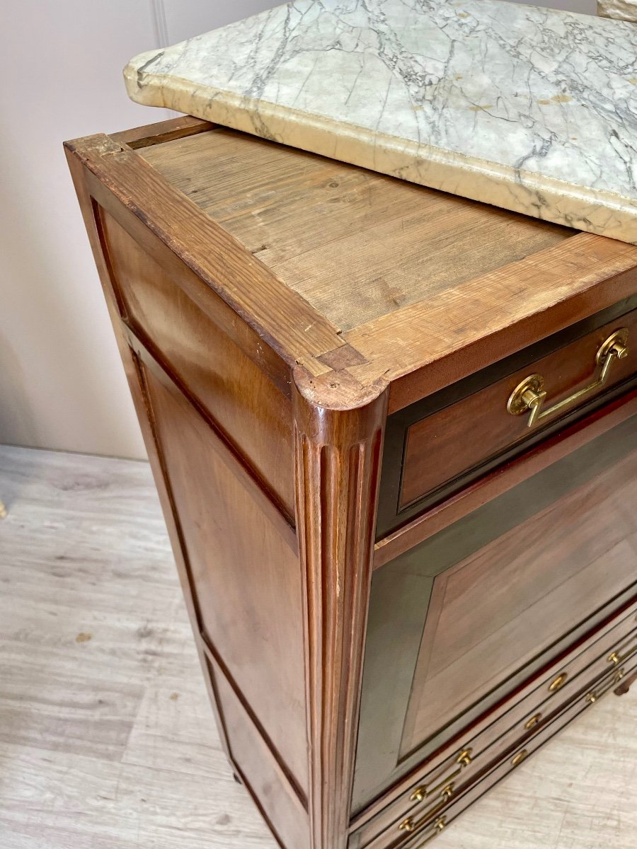 Louis XVI Period Mahogany Secretary-photo-6