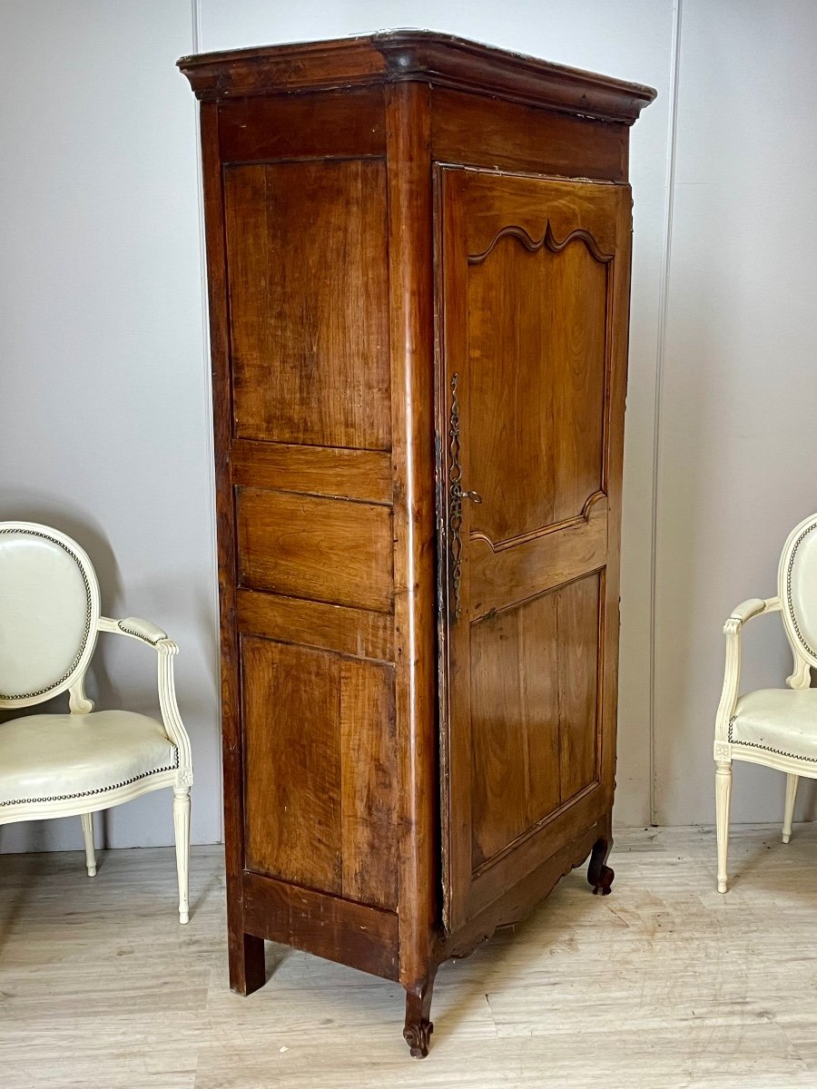 Louis XV Bonnetière In Cherry Wood From The 19th Century -photo-3