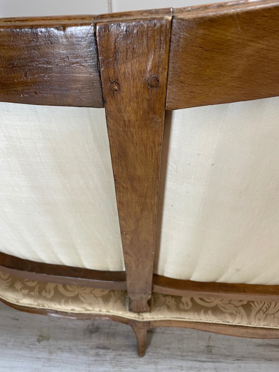 Louis XV Period Sofa In Walnut -photo-2