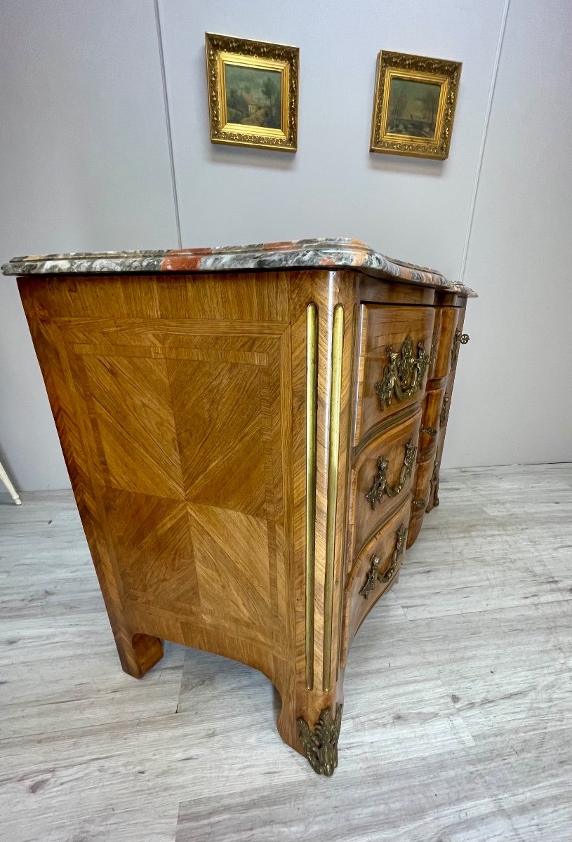 Regency Chest Of Drawers Stamped 20th Century -photo-6