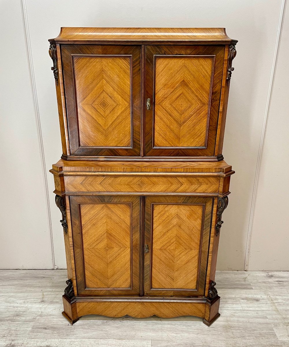 Small Napoleon III Period Cabinet 