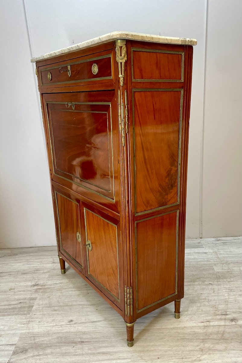 Louis XVI Period Secretary Mathieu Magnien-photo-4
