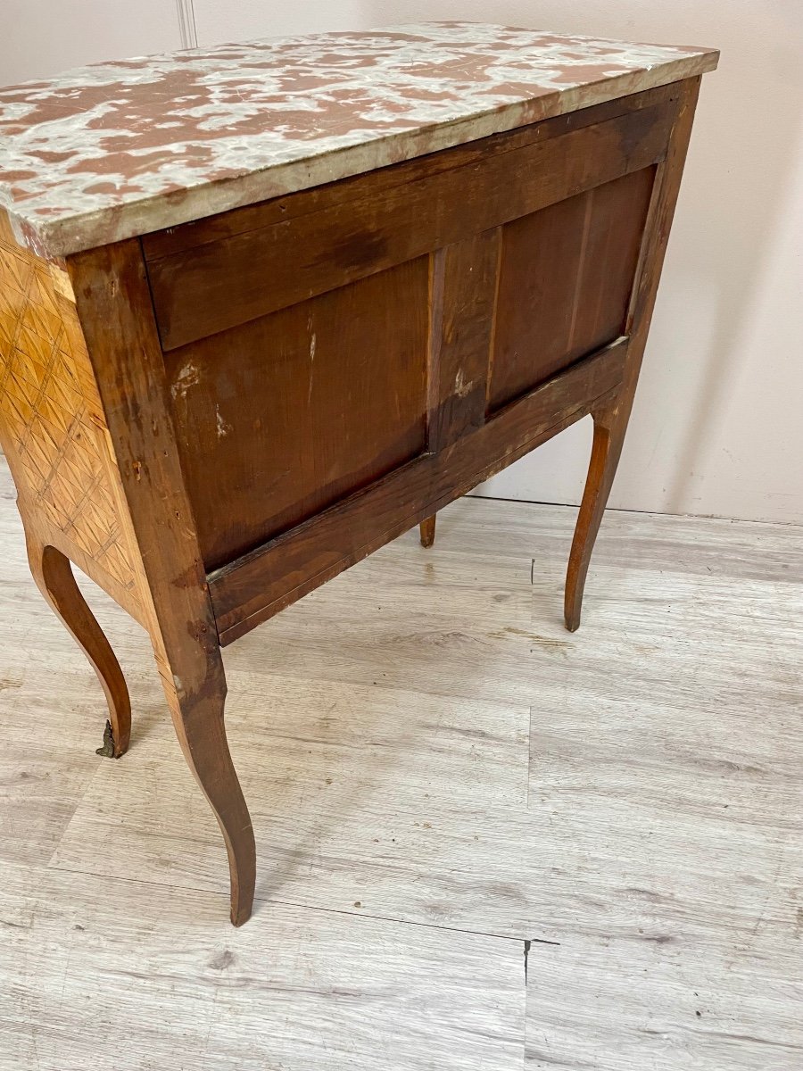 Commode De Style Transition En Marqueterie -photo-4