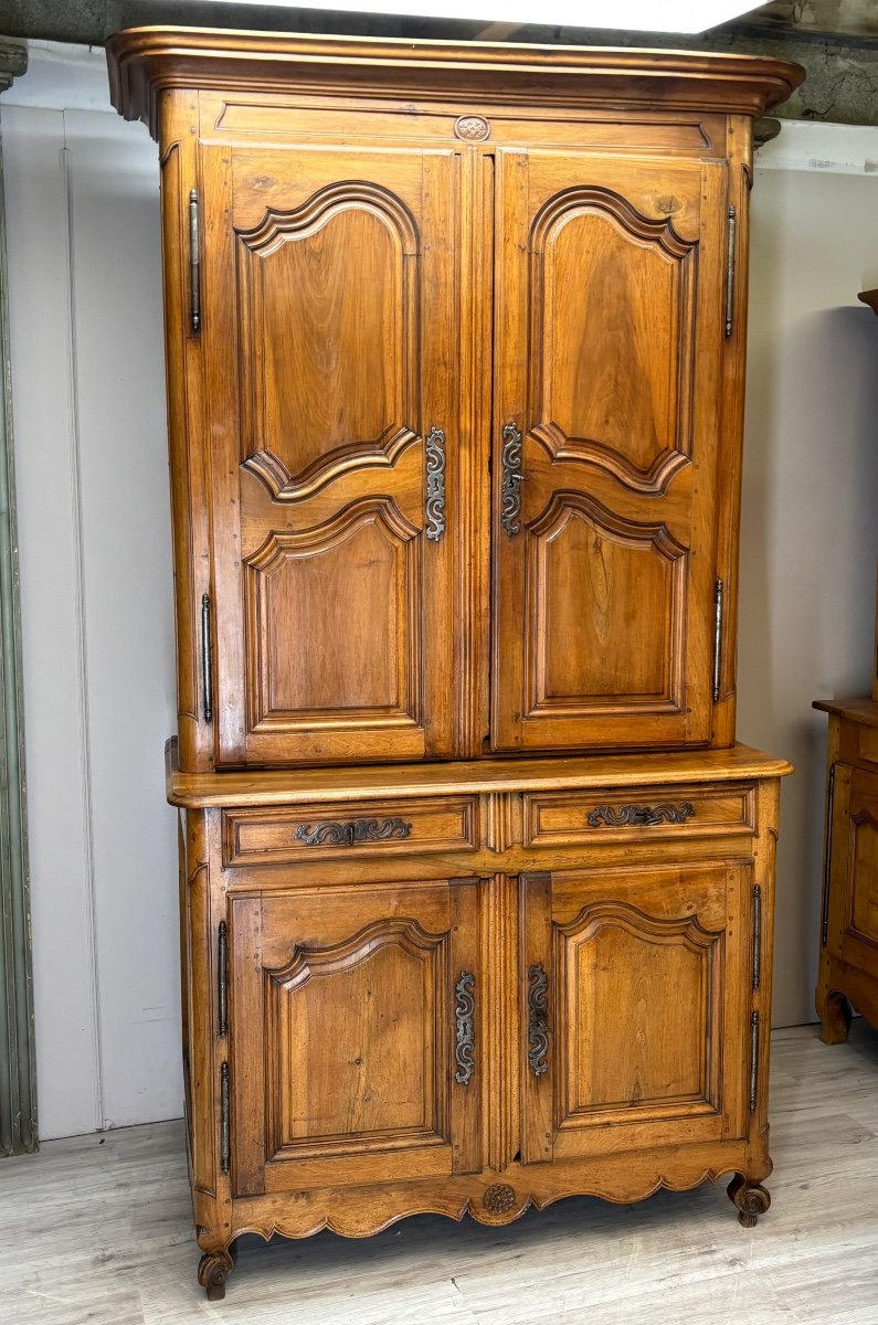 Two-body Buffet In Walnut From The Louis XV Period 