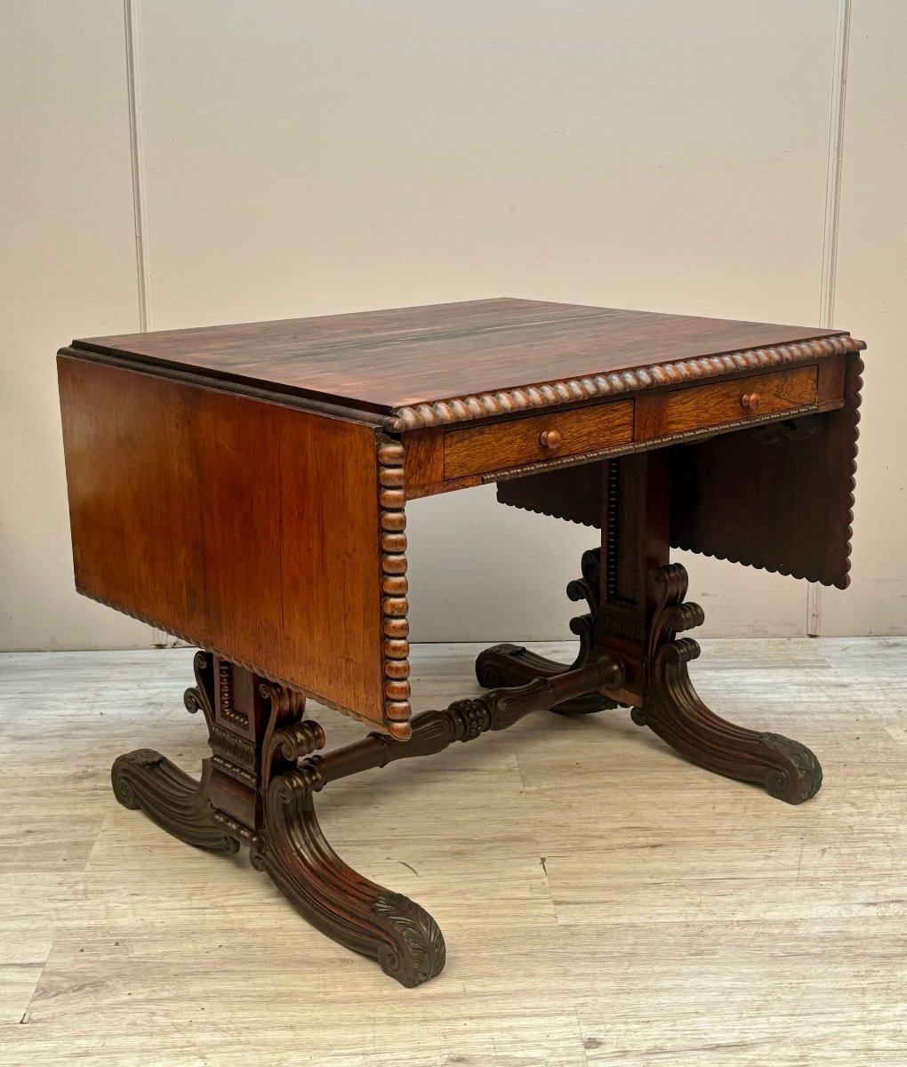19th Century Rosewood Desk Table 