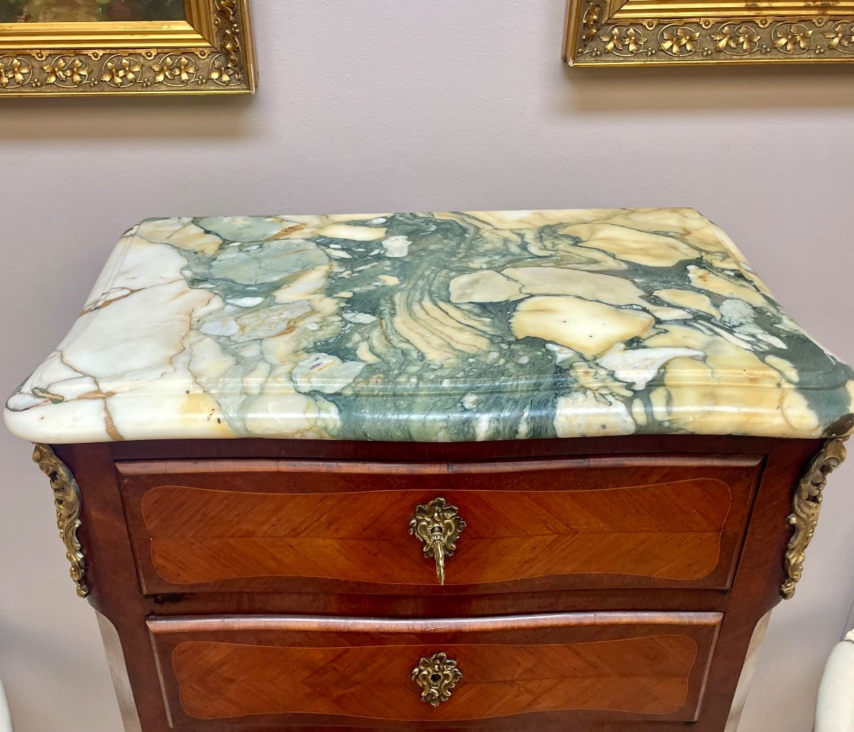 Louis XV Weekly Planner In Marquetry From The 19th Century -photo-4