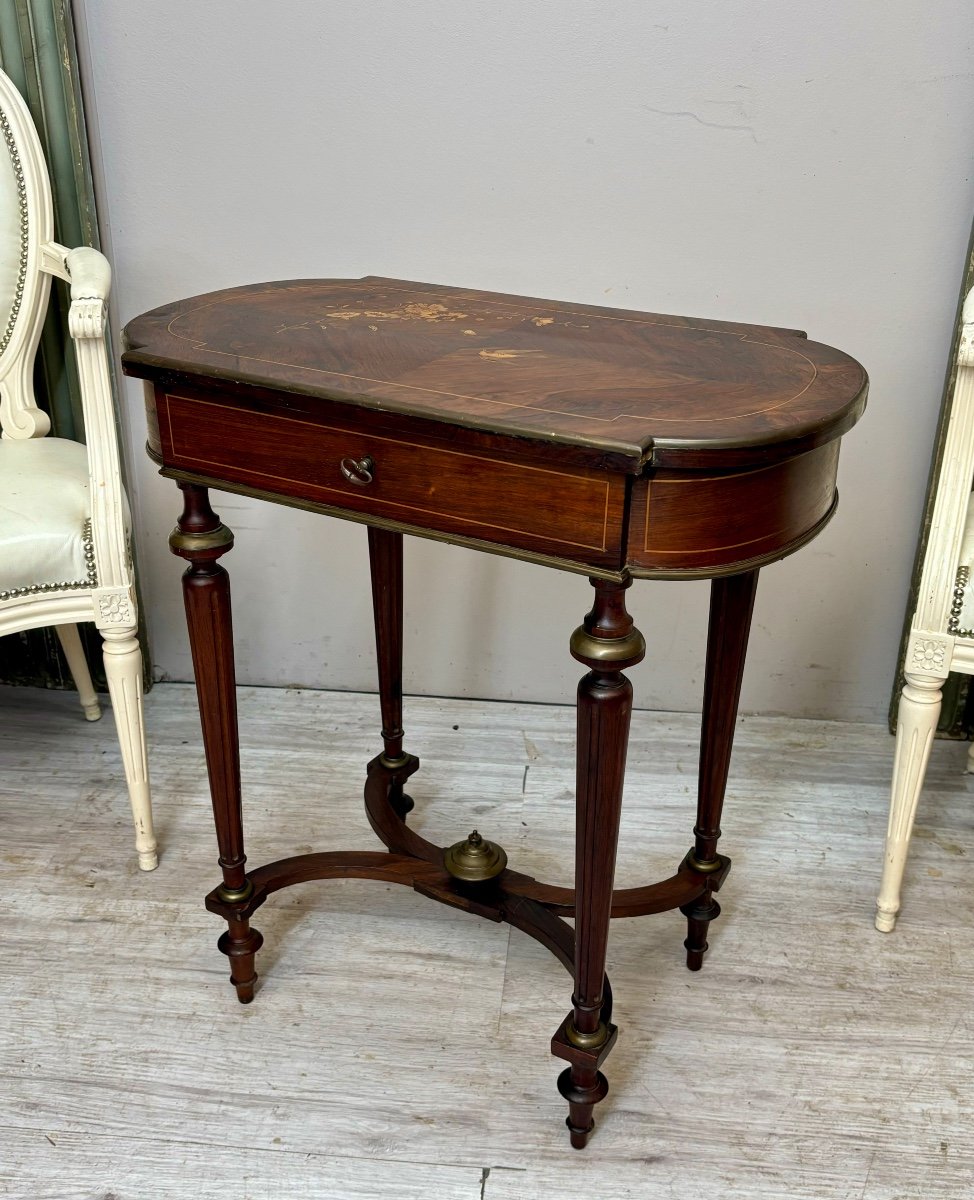 Napoleon III Period Rosewood Dressing Table-photo-2