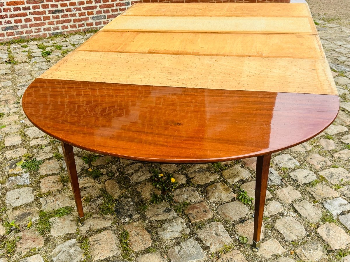 grande table de salle à manger en acajou d’époque louis XVI -photo-5