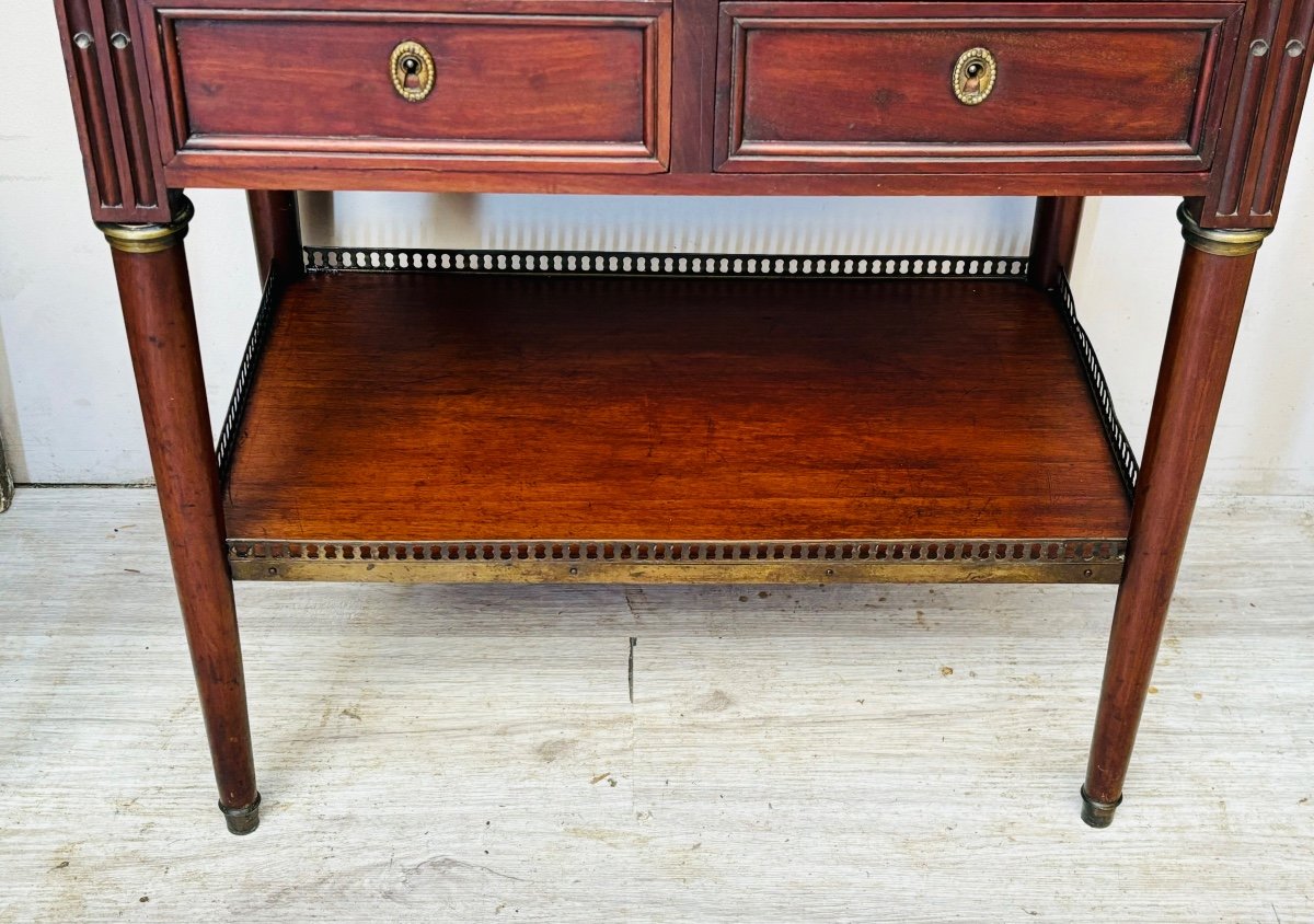 Louis XVI Style Mahogany Server-photo-1