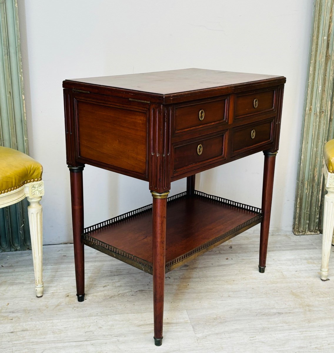 Louis XVI Style Mahogany Server-photo-4