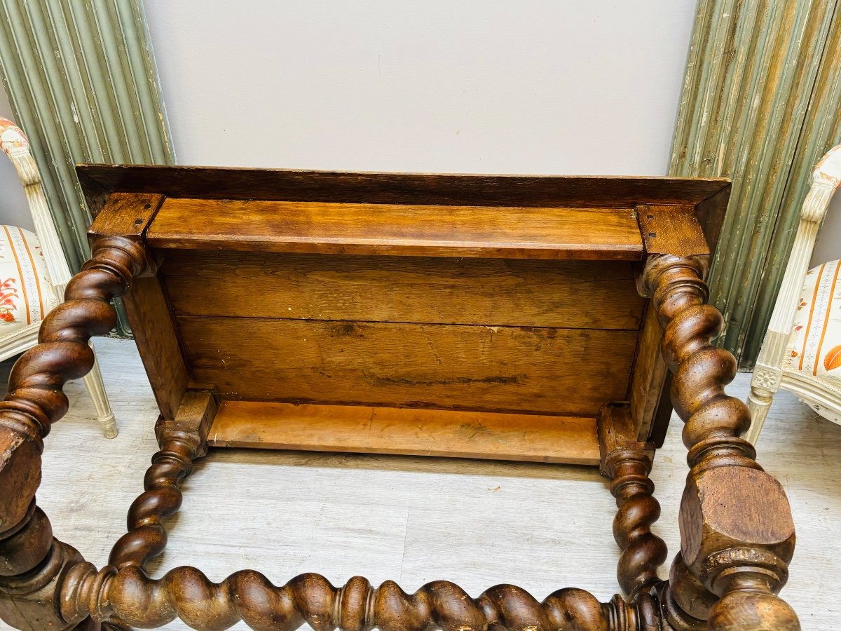 Table Bureau En Chêne D’époque Louis XIII-photo-2