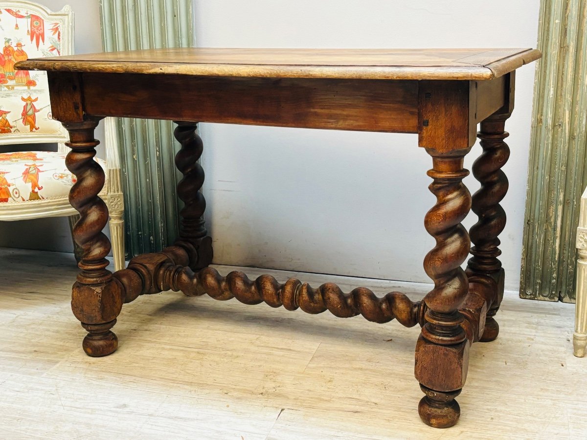Table Bureau En Chêne D’époque Louis XIII-photo-3