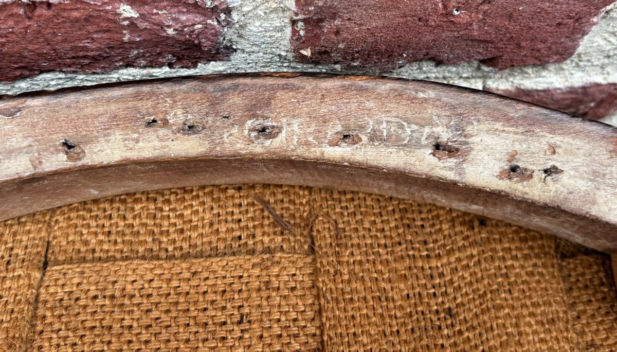 Paire De Fauteuils Estampillés Girardau Jme D’époque Louis XVI-photo-2