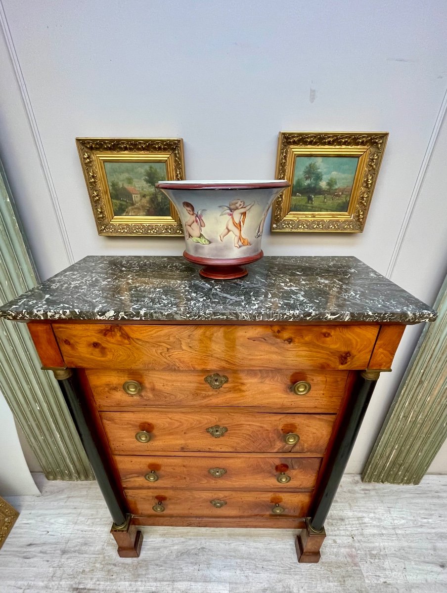 Empire Mahogany Chiffonier -photo-5