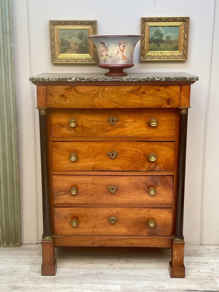 Empire Mahogany Chiffonier -photo-7
