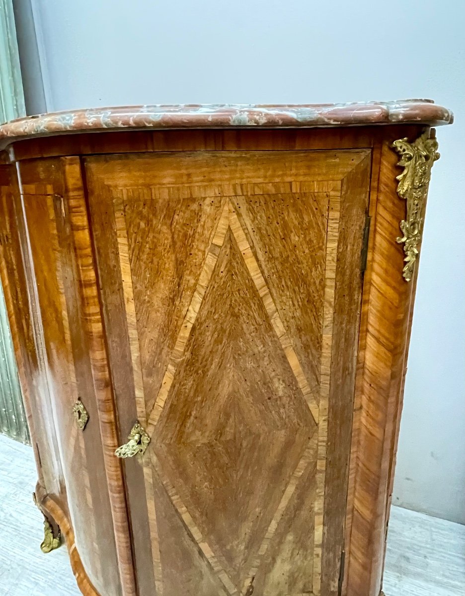 Regency Corner Cupboard Stamped François Garnier-photo-4