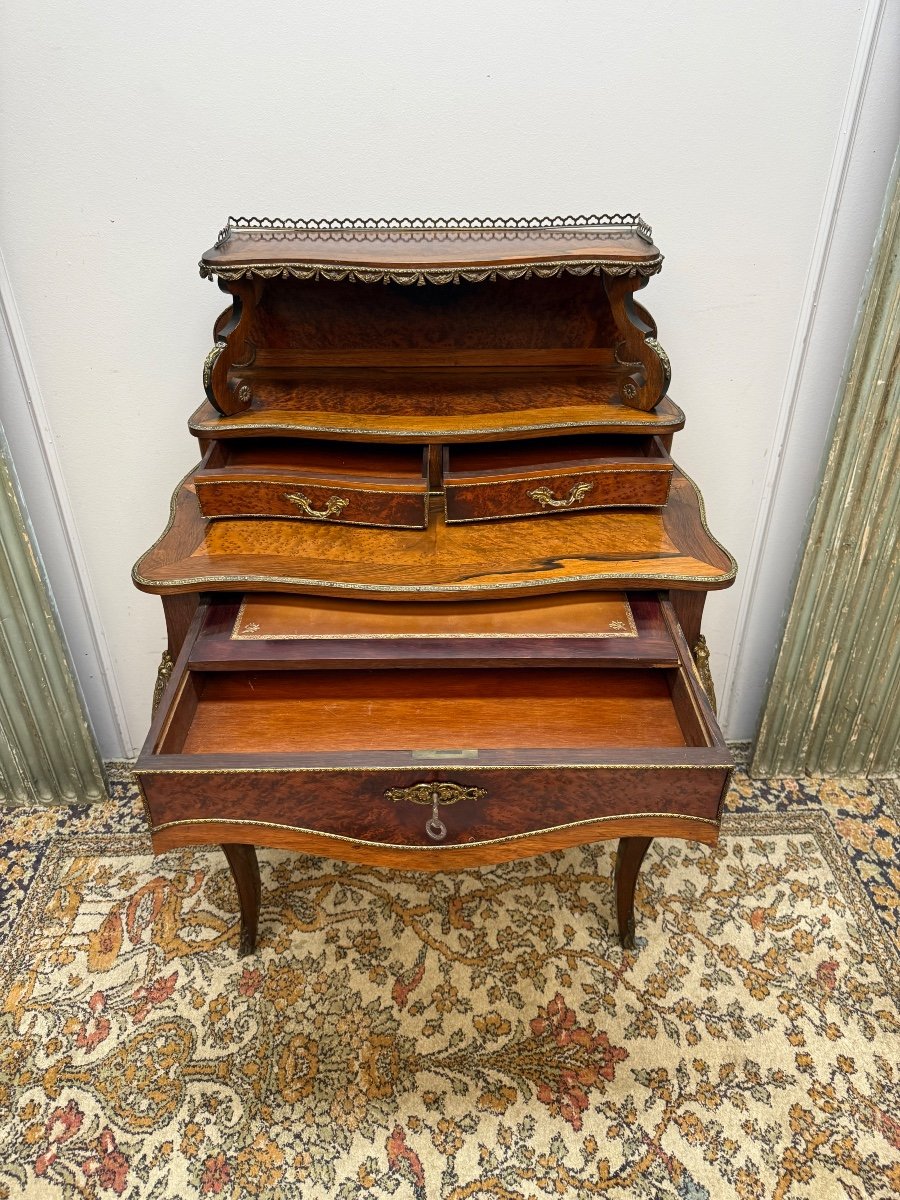 Bonheur du Jour bureau écritoire Napoléon III-photo-2