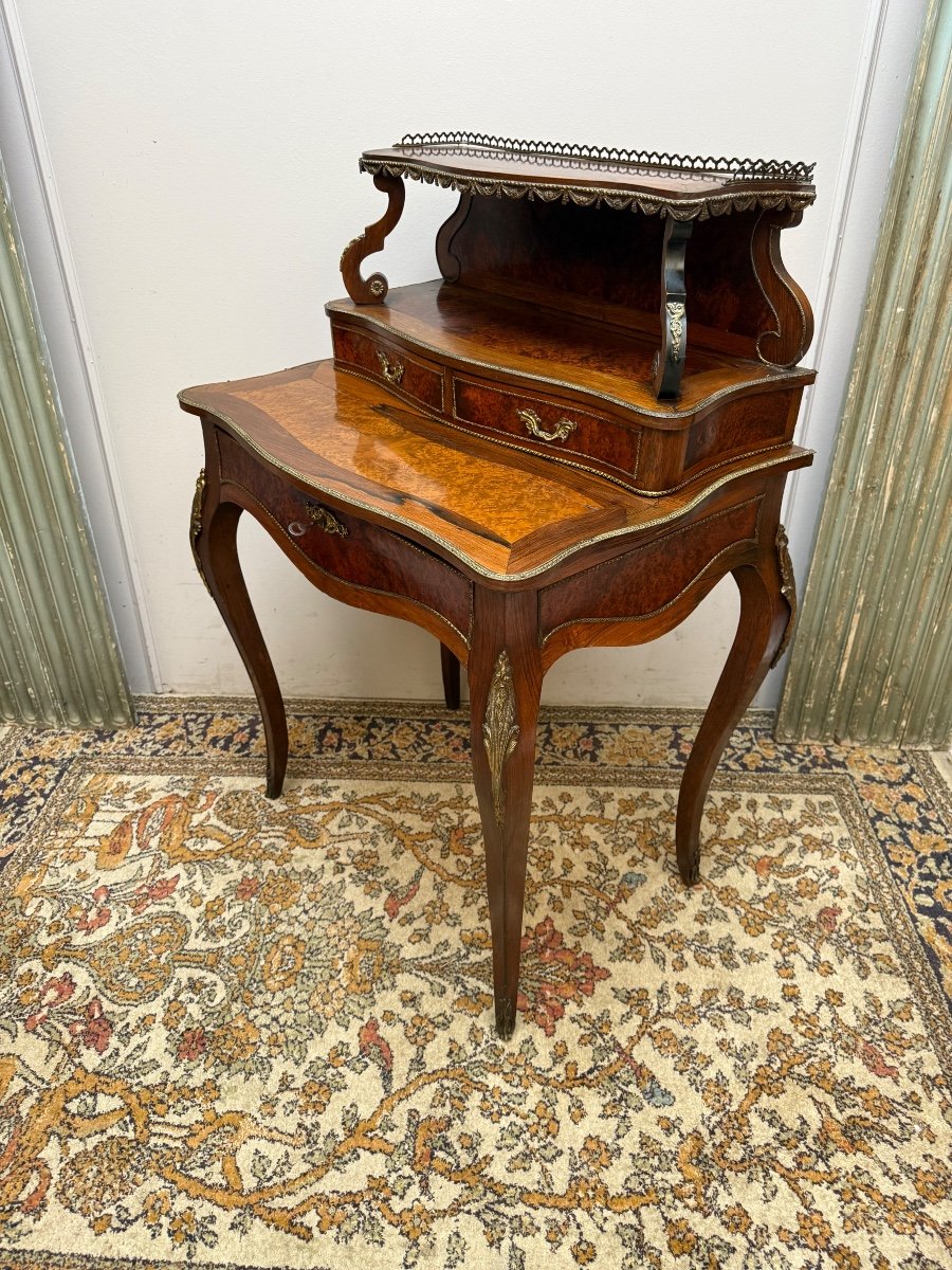 Bonheur du Jour bureau écritoire Napoléon III-photo-3