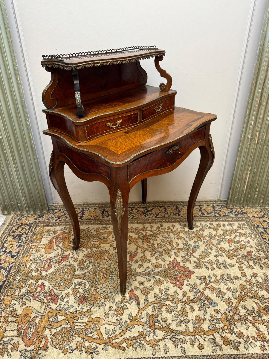 Bonheur du Jour bureau écritoire Napoléon III-photo-4