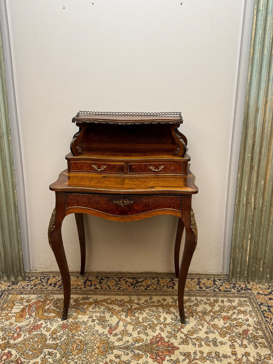Bonheur du Jour bureau écritoire Napoléon III-photo-5