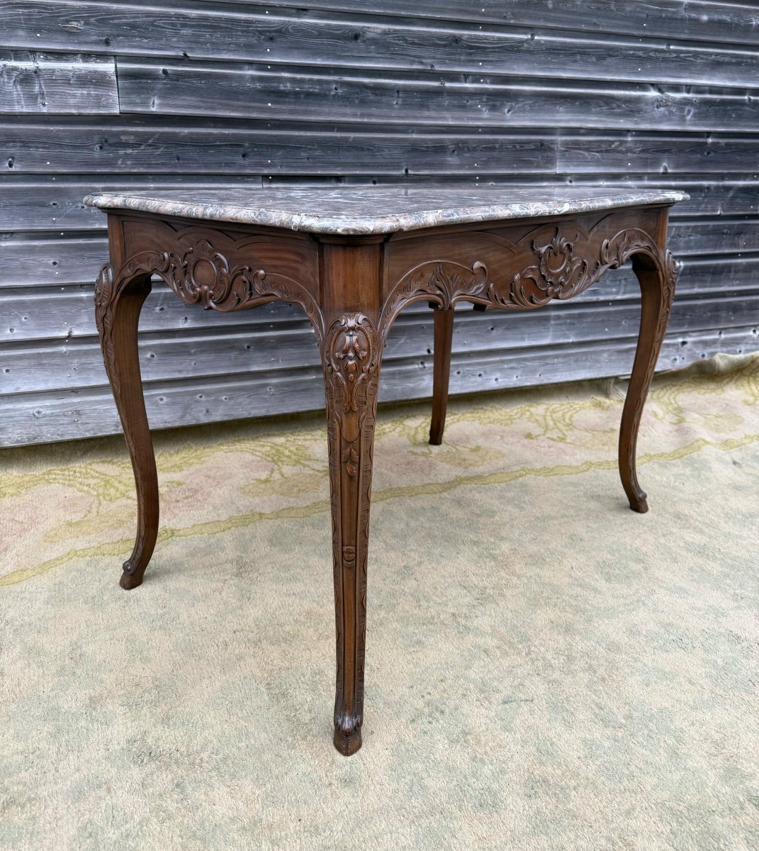 Table à Gibier De Style Louis XV  époque 20 ème Siècle -photo-1