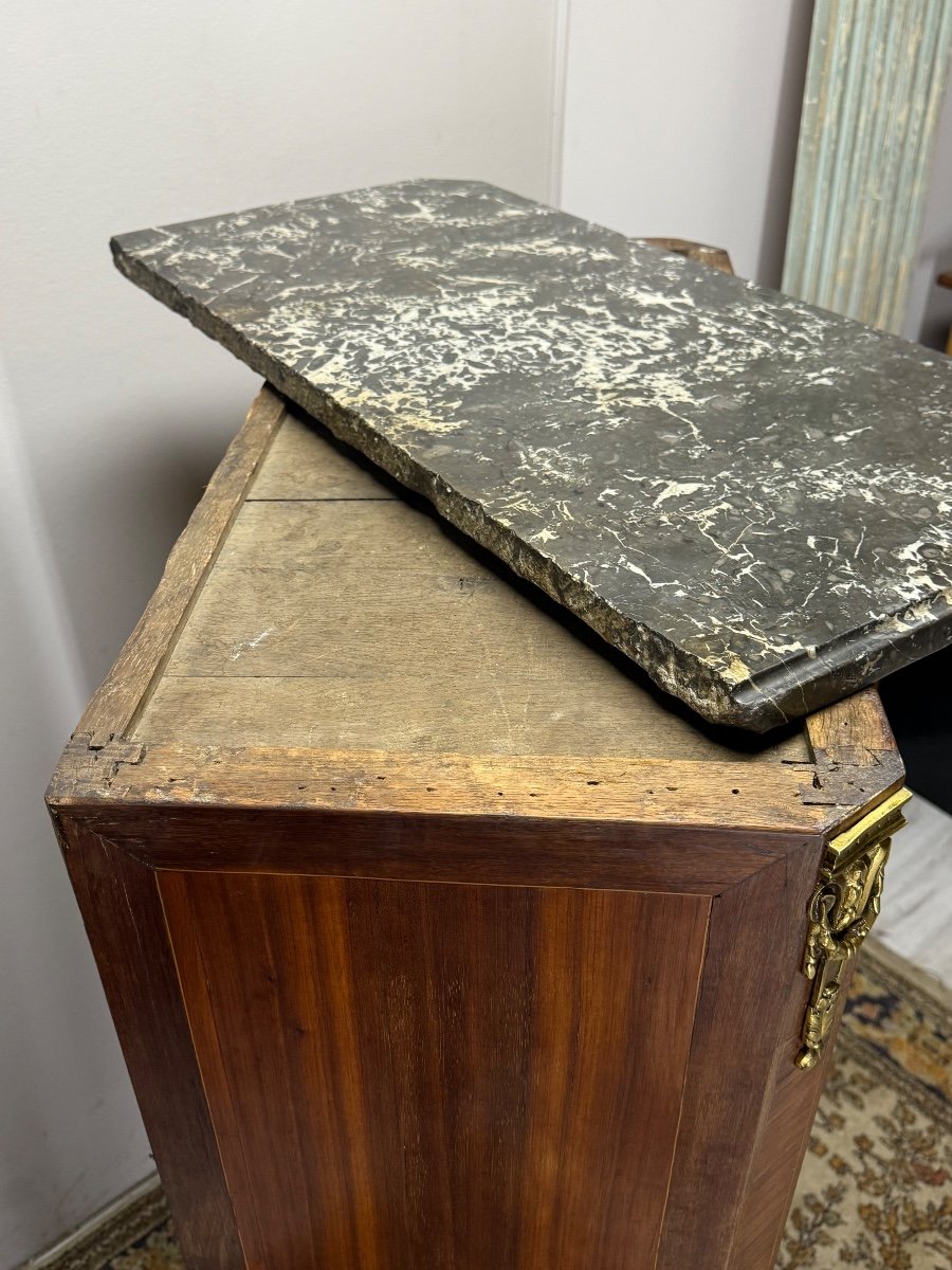 Secrétaire D’époque Louis XVI En Marqueterie -photo-6