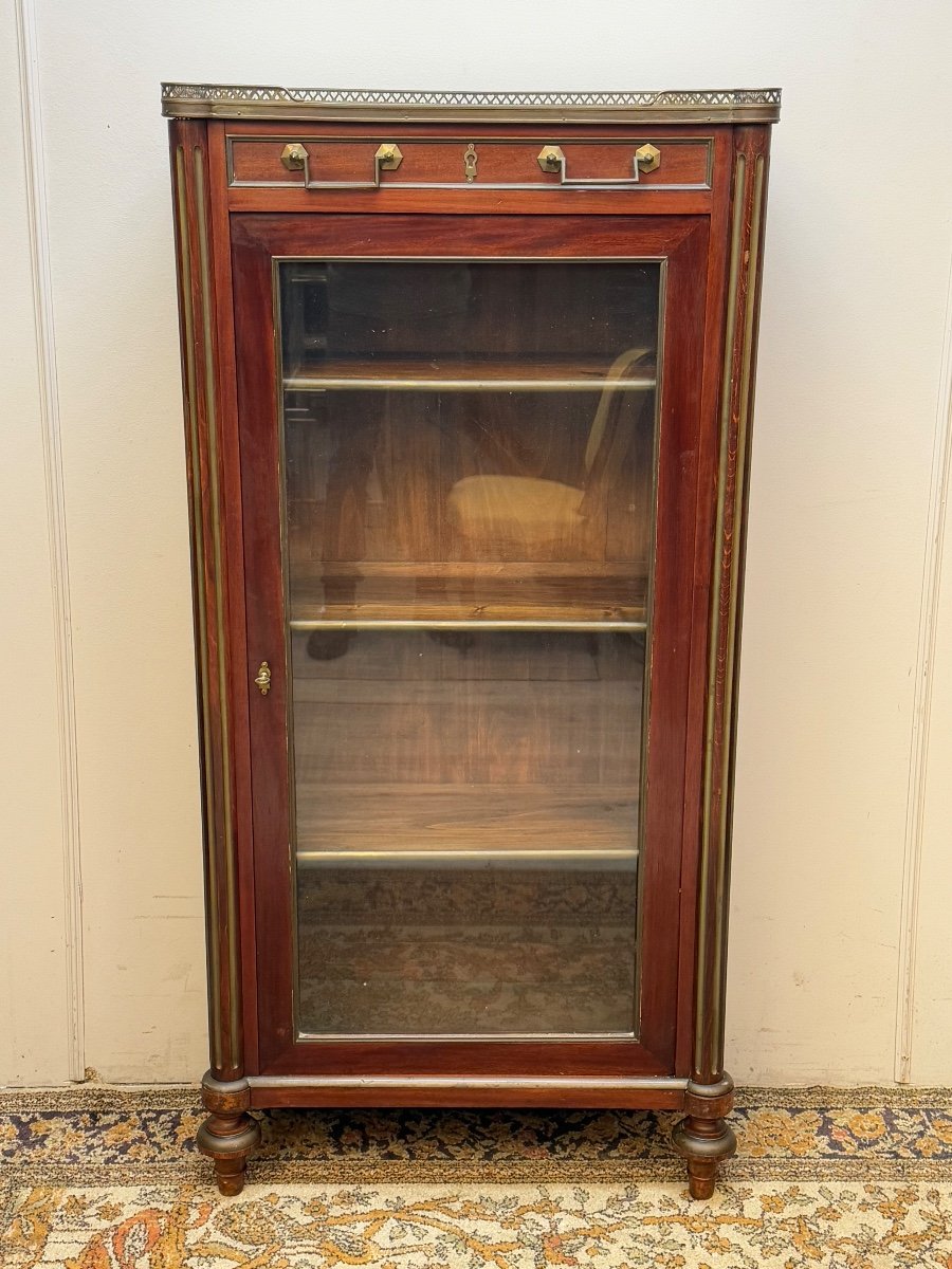 Vitrine Louis XVI En Acajou  19  ème 
