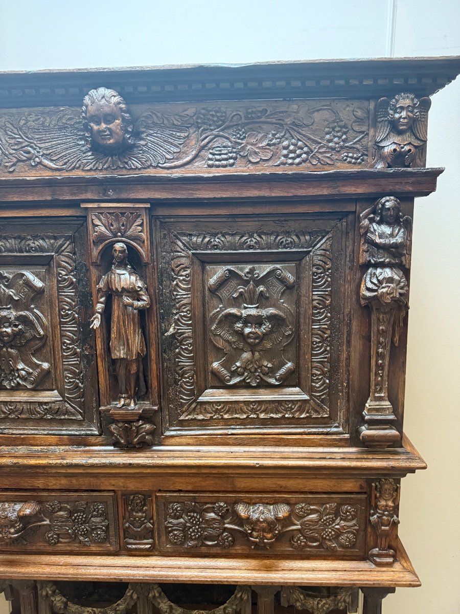 17th Century Renaissance Style Sideboard -photo-3