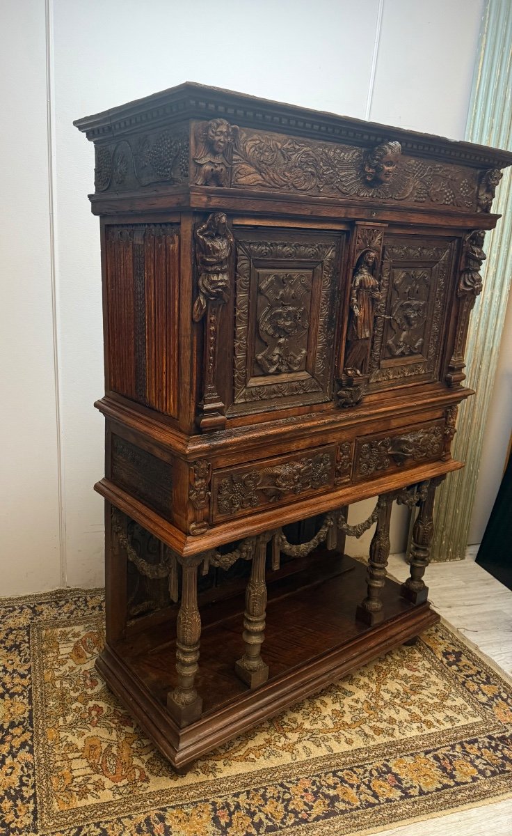 17th Century Renaissance Style Sideboard -photo-4
