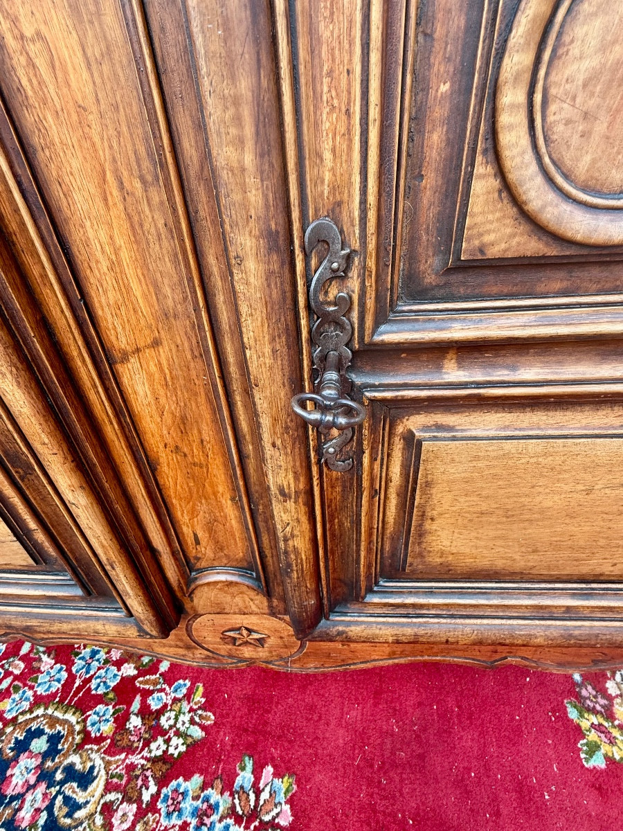 Louis XV Period Walnut Wardrobe -photo-2