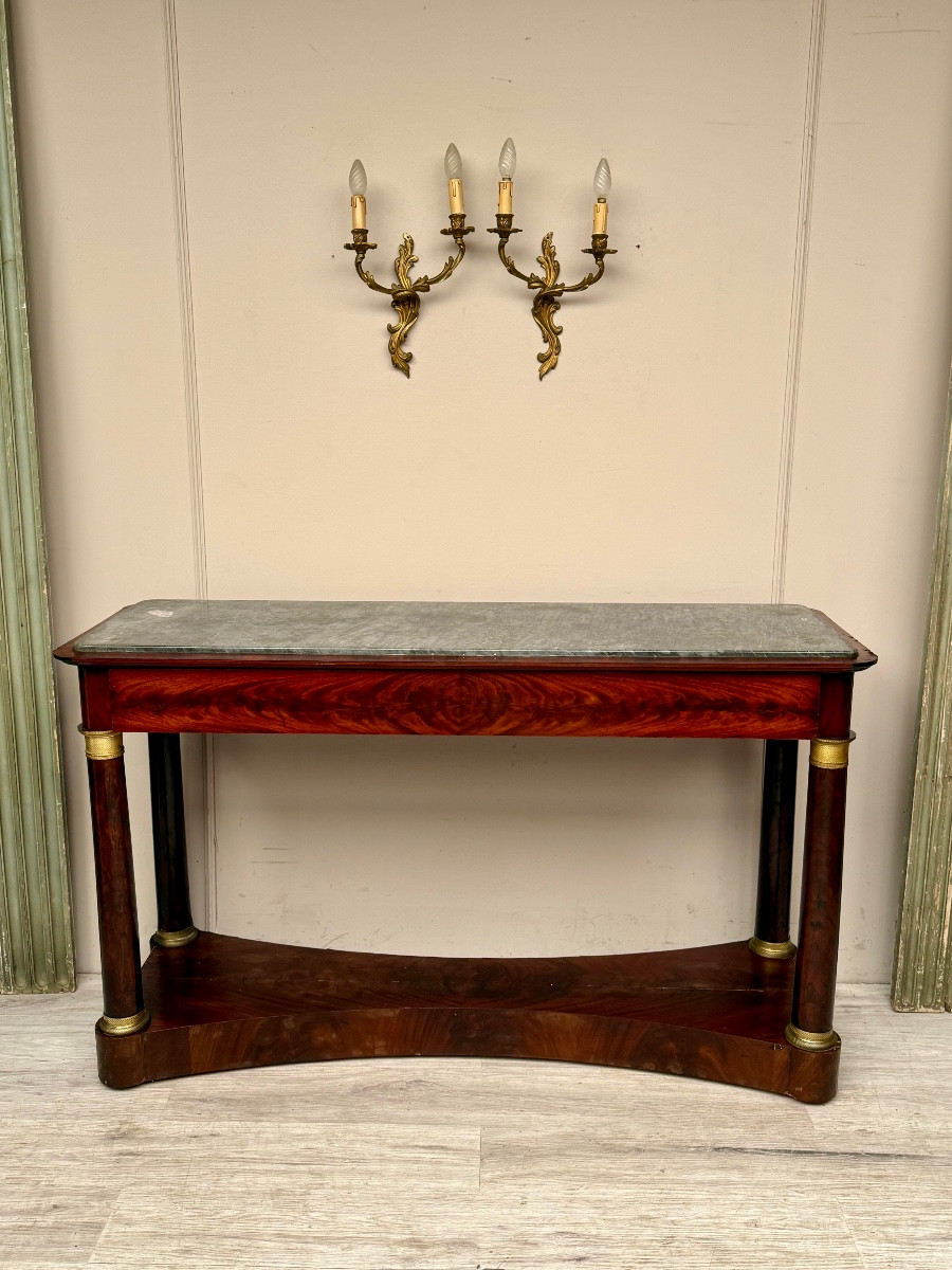 Empire Period Mahogany Console -photo-3
