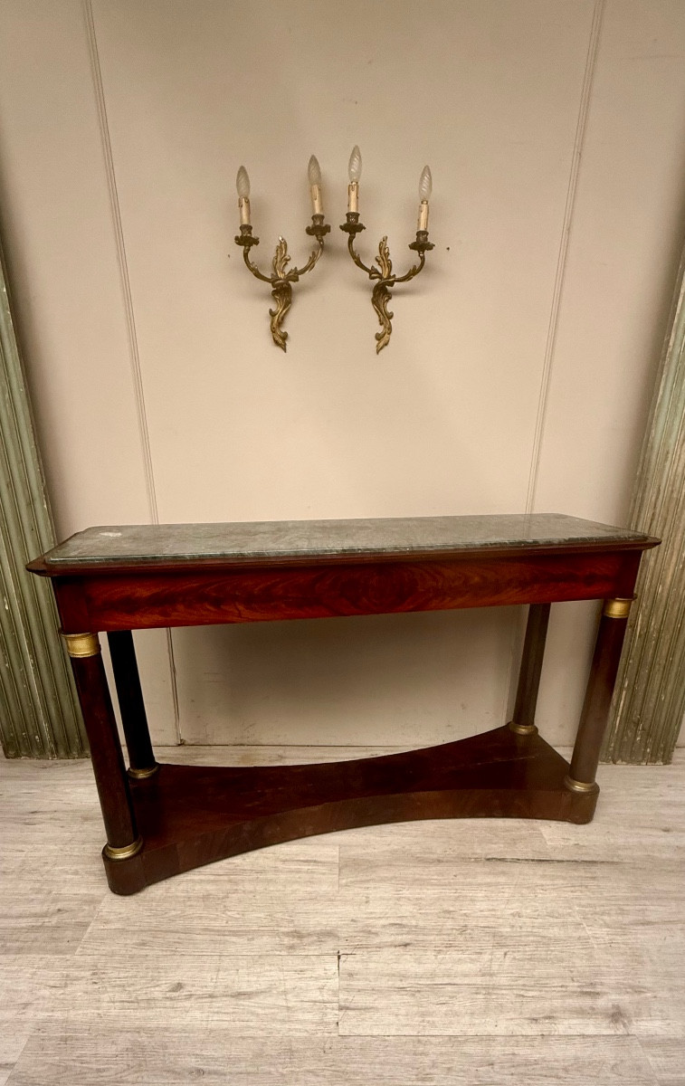 Empire Period Mahogany Console -photo-6