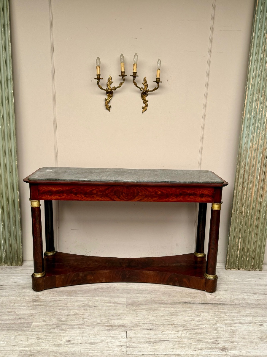Empire Period Mahogany Console -photo-8