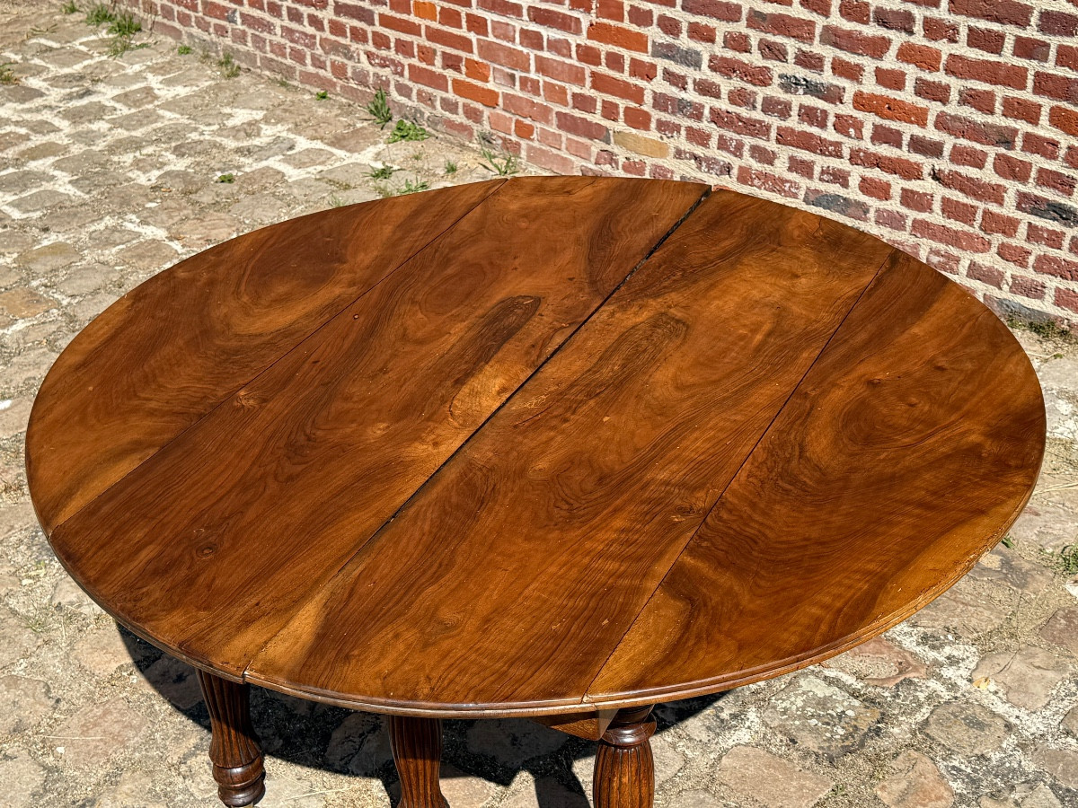 Large 19th Century Mahogany Dining Room Table -photo-3