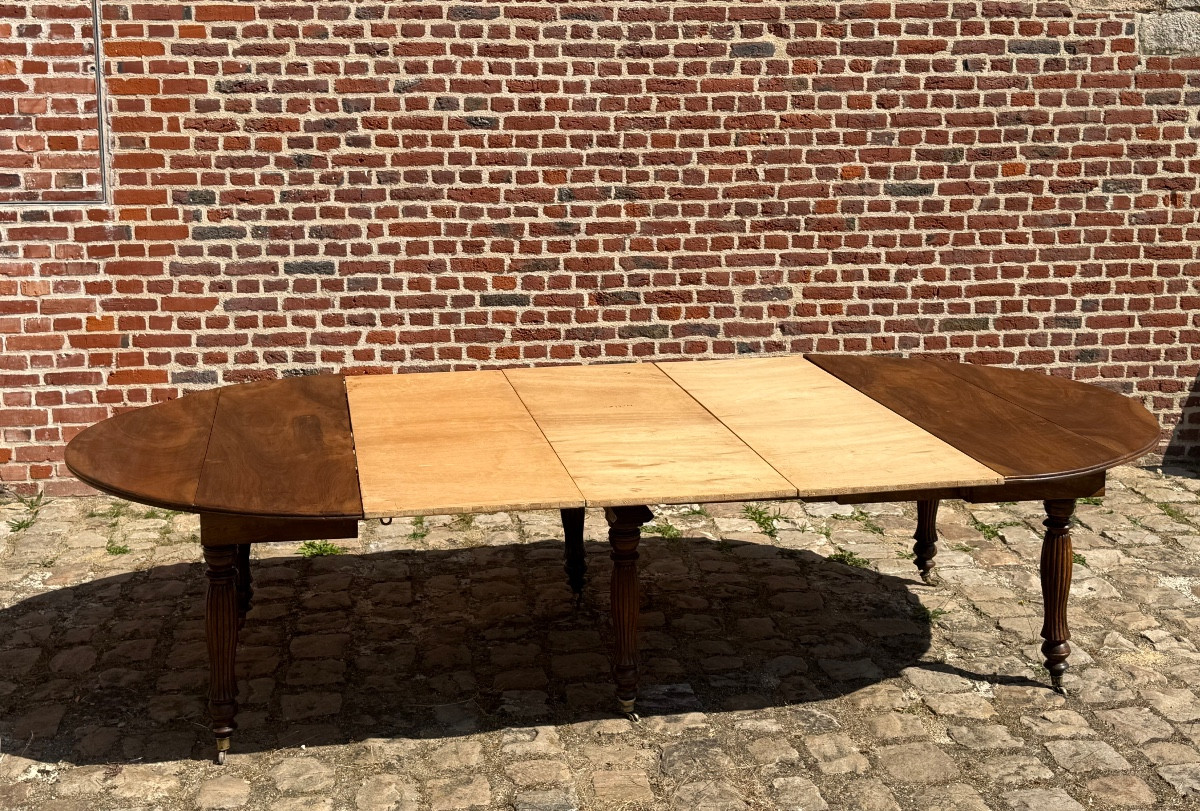 Large 19th Century Mahogany Dining Room Table 