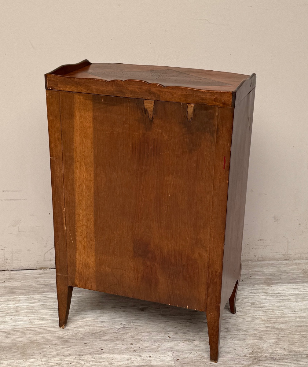 Small Louis XV Style Mahogany Screen Cabinet From The 19th Century-photo-4