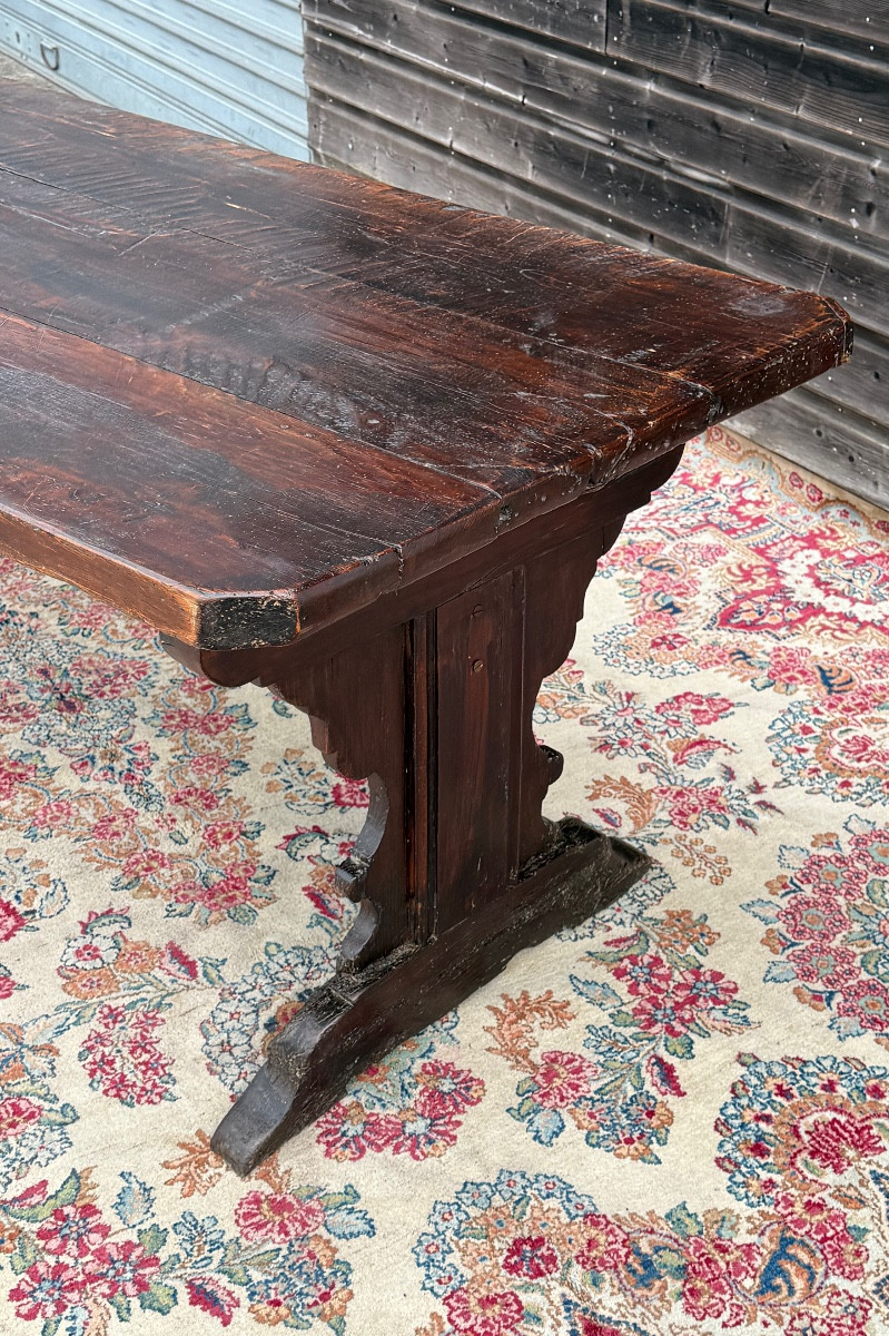 Renaissance Walnut Table From The 17th Century -photo-2