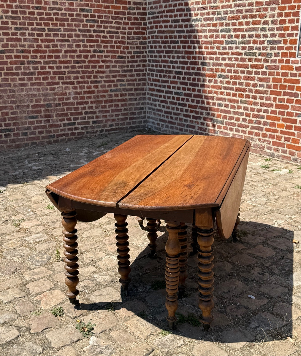 Important 7.5 Meter Dining Room Table From The 19th Century -photo-5